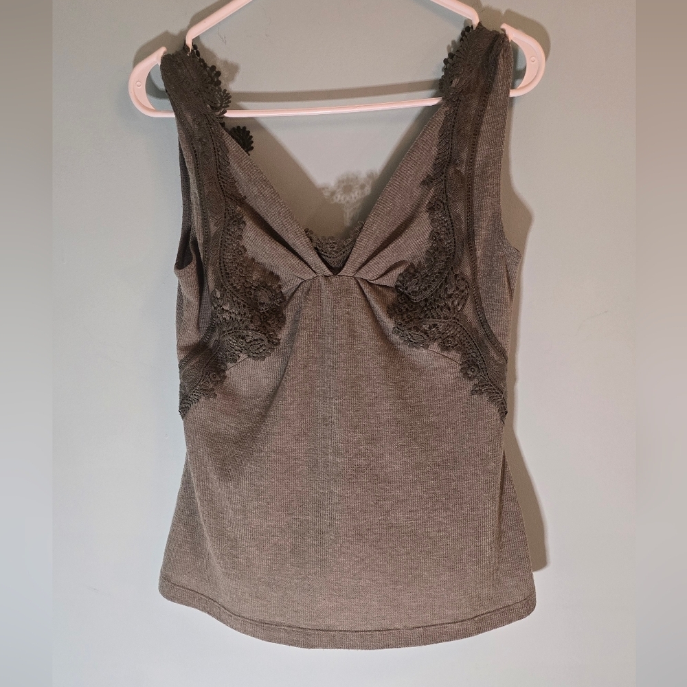 Chic Lace-Accented Women's Camisole